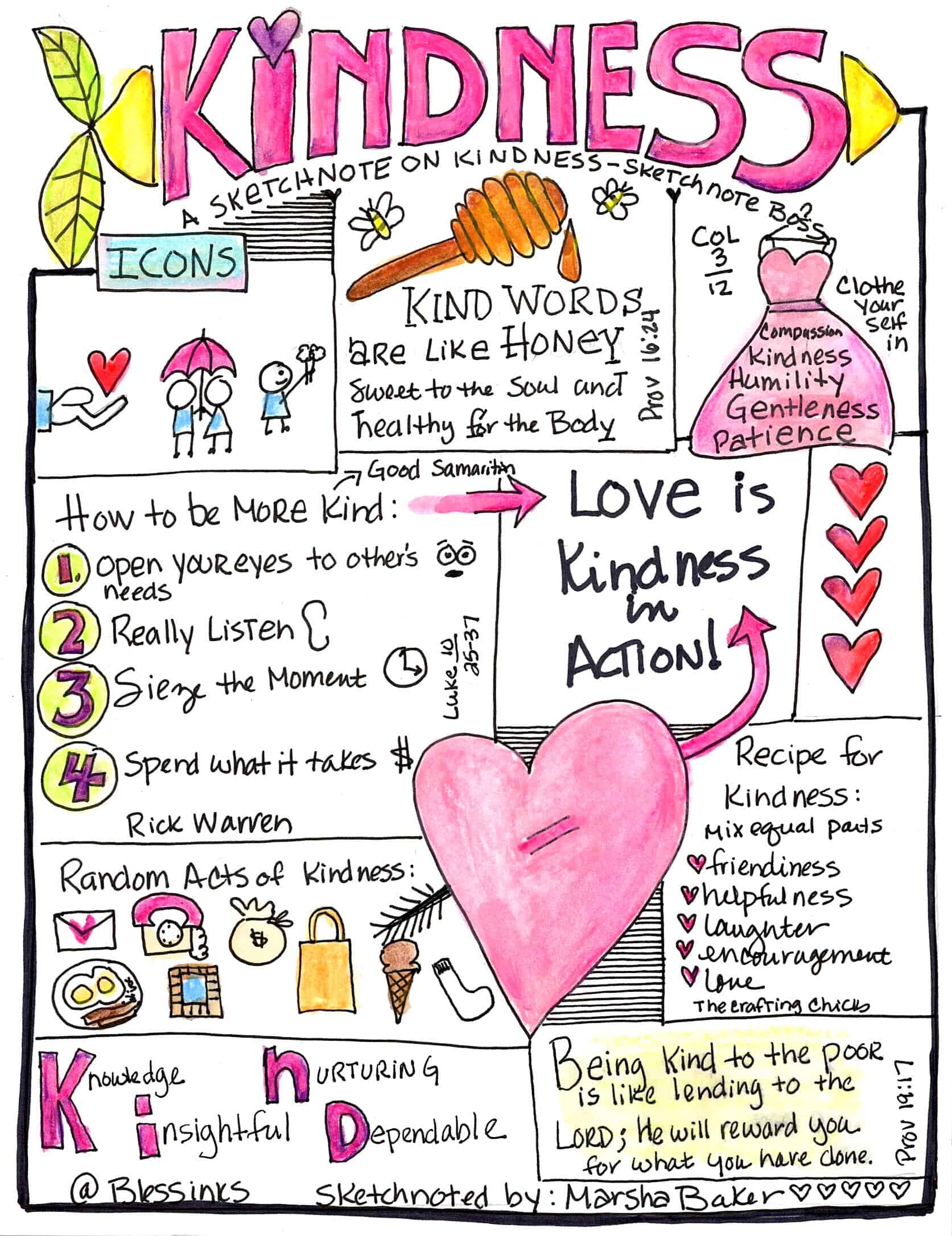 Sketchnote Kindness – Learn to Sketchnote Series