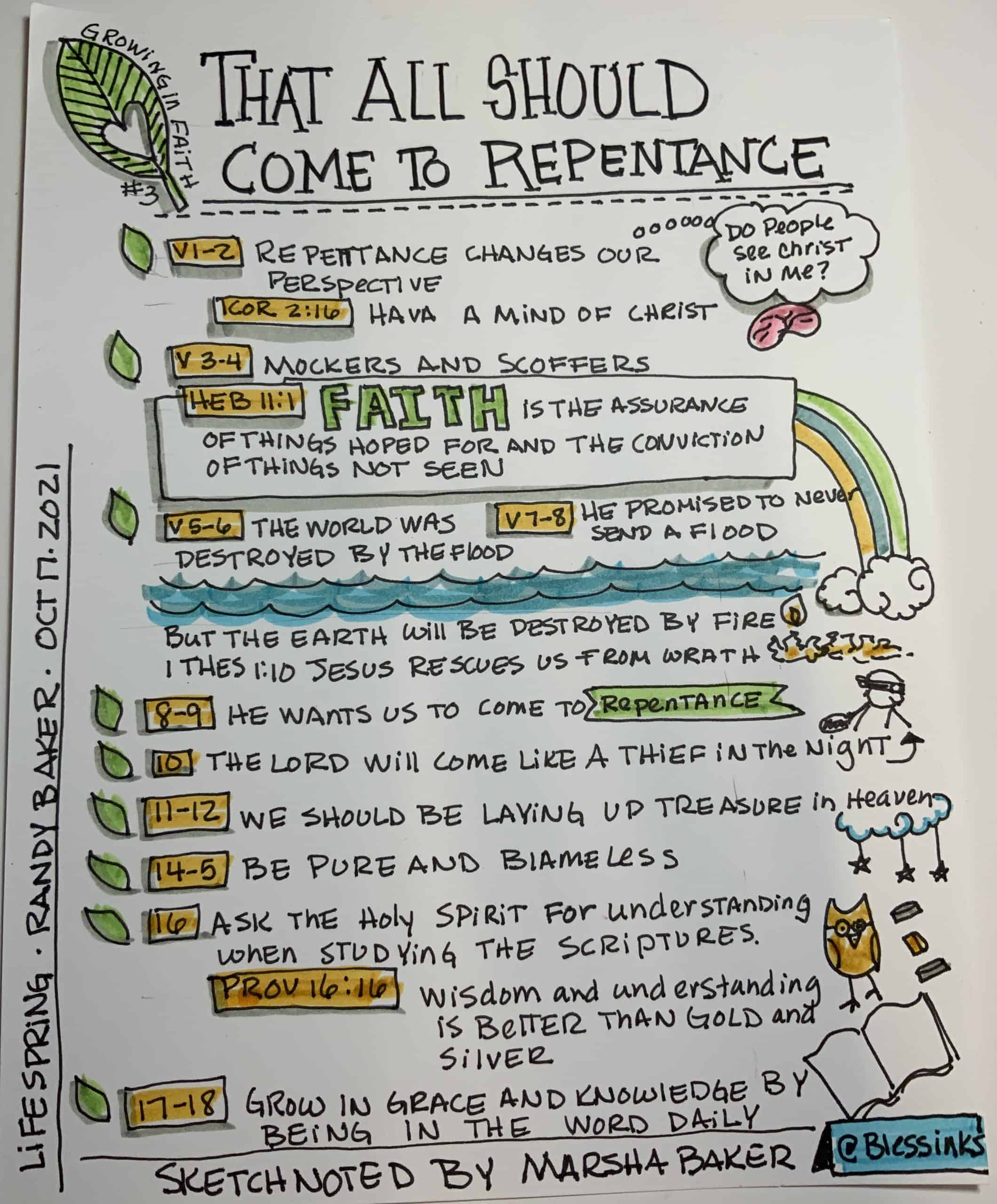 10 Day Sermon Sketchnote Challenge – Day 2-3